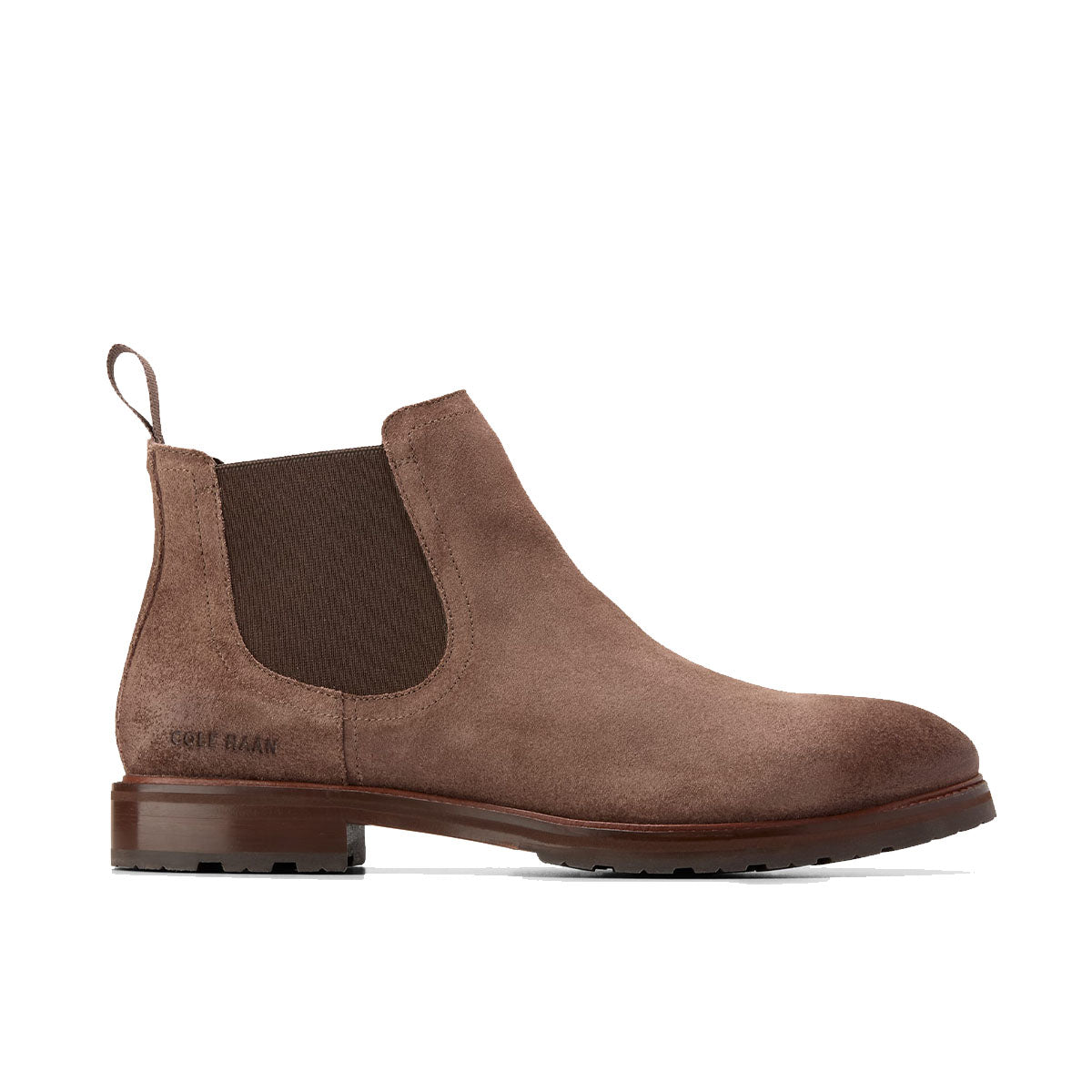 Cole Haan Berkshire Lug Chelsea Boot Seude Brown מגפי קול האן לגברים