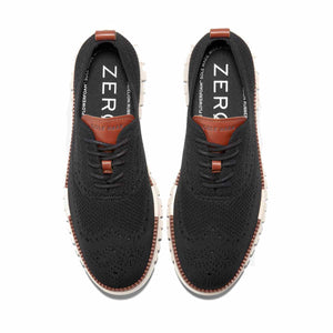 Cole Haan Zerogrand Remastered Stitchlite Wingtip BlackIvory סניקרס קול האן לגברים