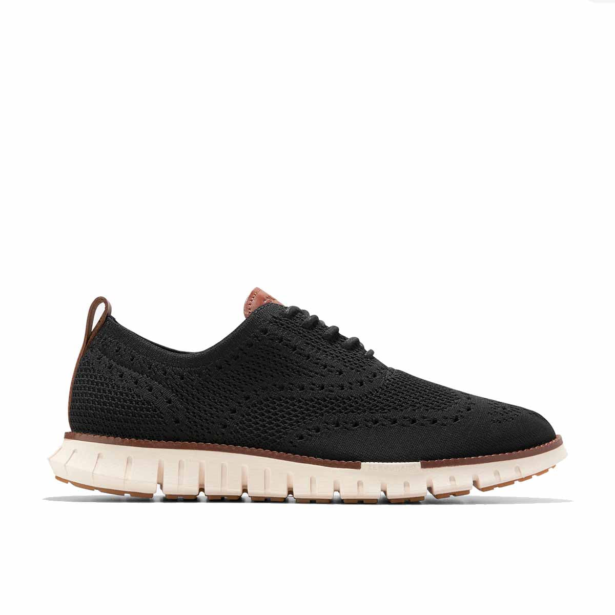 Cole Haan Zerogrand Remastered Stitchlite Wingtip BlackIvory סניקרס קול האן לגברים