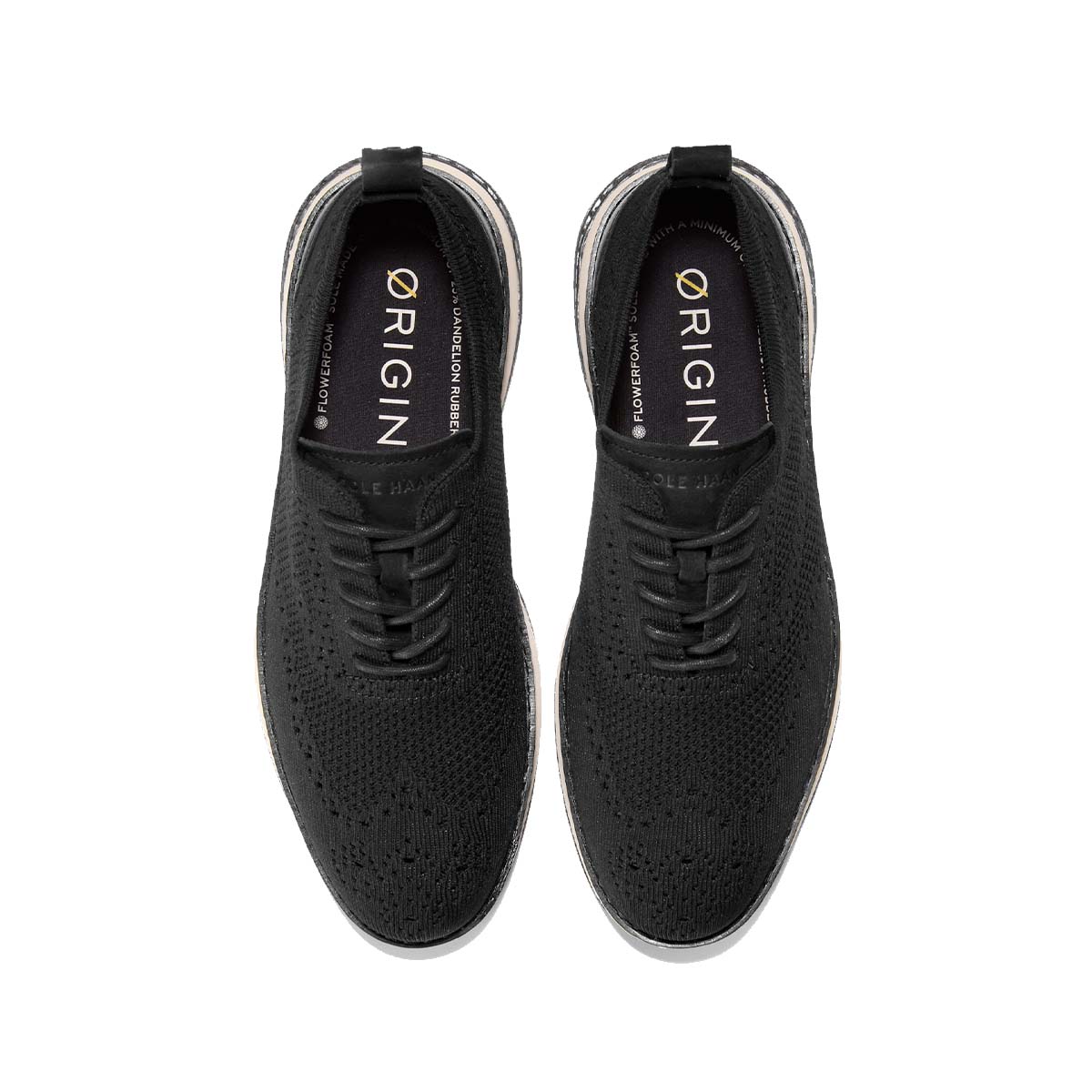 Cole Haan OG Energyweave Stitchlite Wing Oxfords Black Ivory סניקרס קול האן לגברים