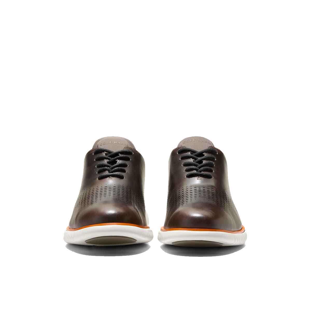 Cole Haan 2.Zerogrand Laser Wingtip Oxfordl Marmalade Silver Birch סניקרס קול האן לגברים