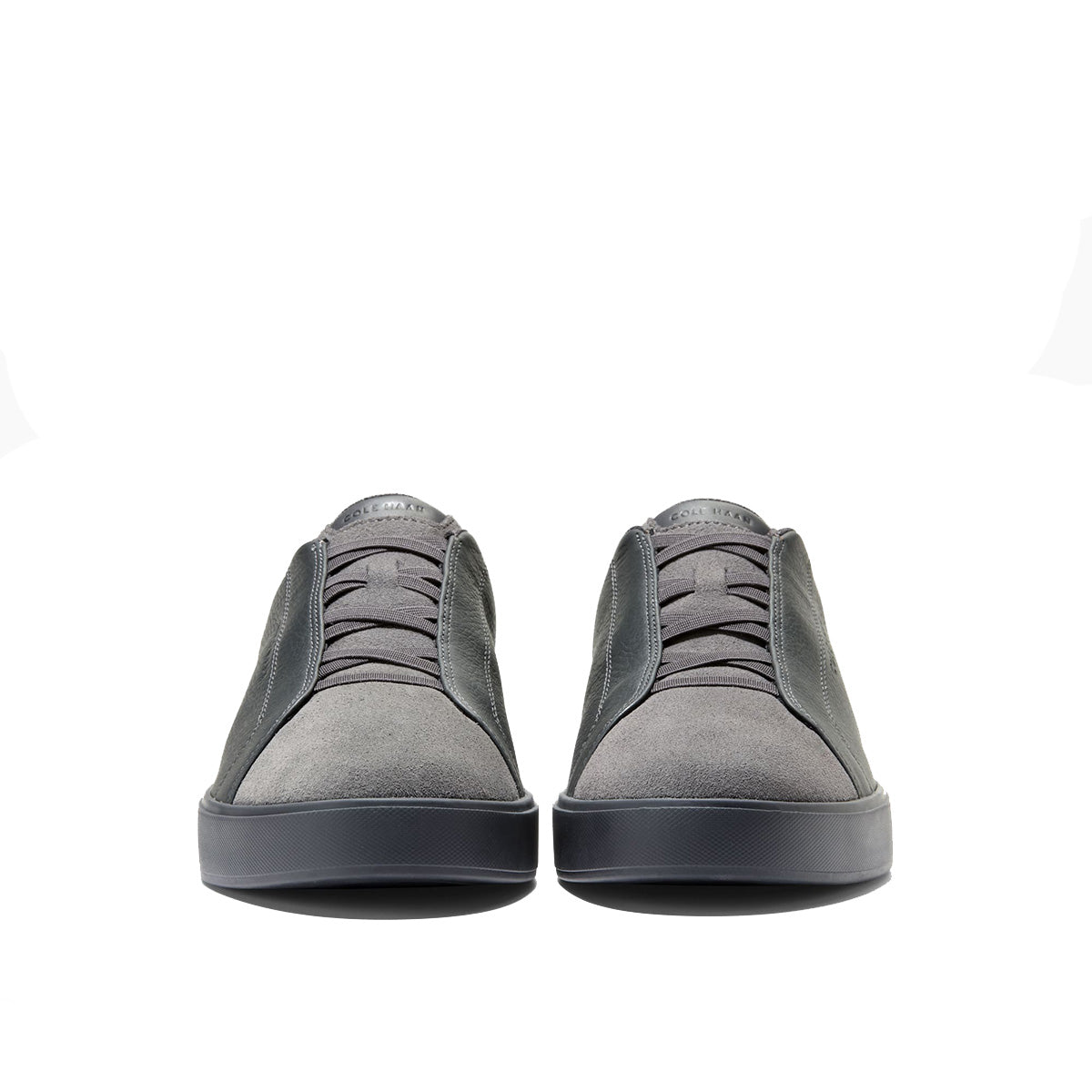 Cole Haan Grandpro Luxe Slip-On Sneakers Gray Pinstripe סניקרס קול האן לגברים