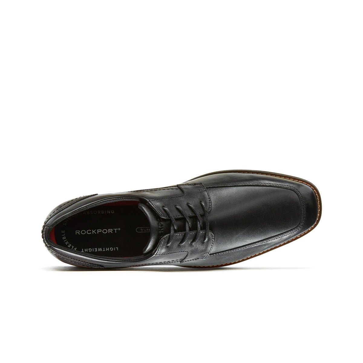 Rockport Slayter Apron Toe Black נעלי רוקפורט לגברים