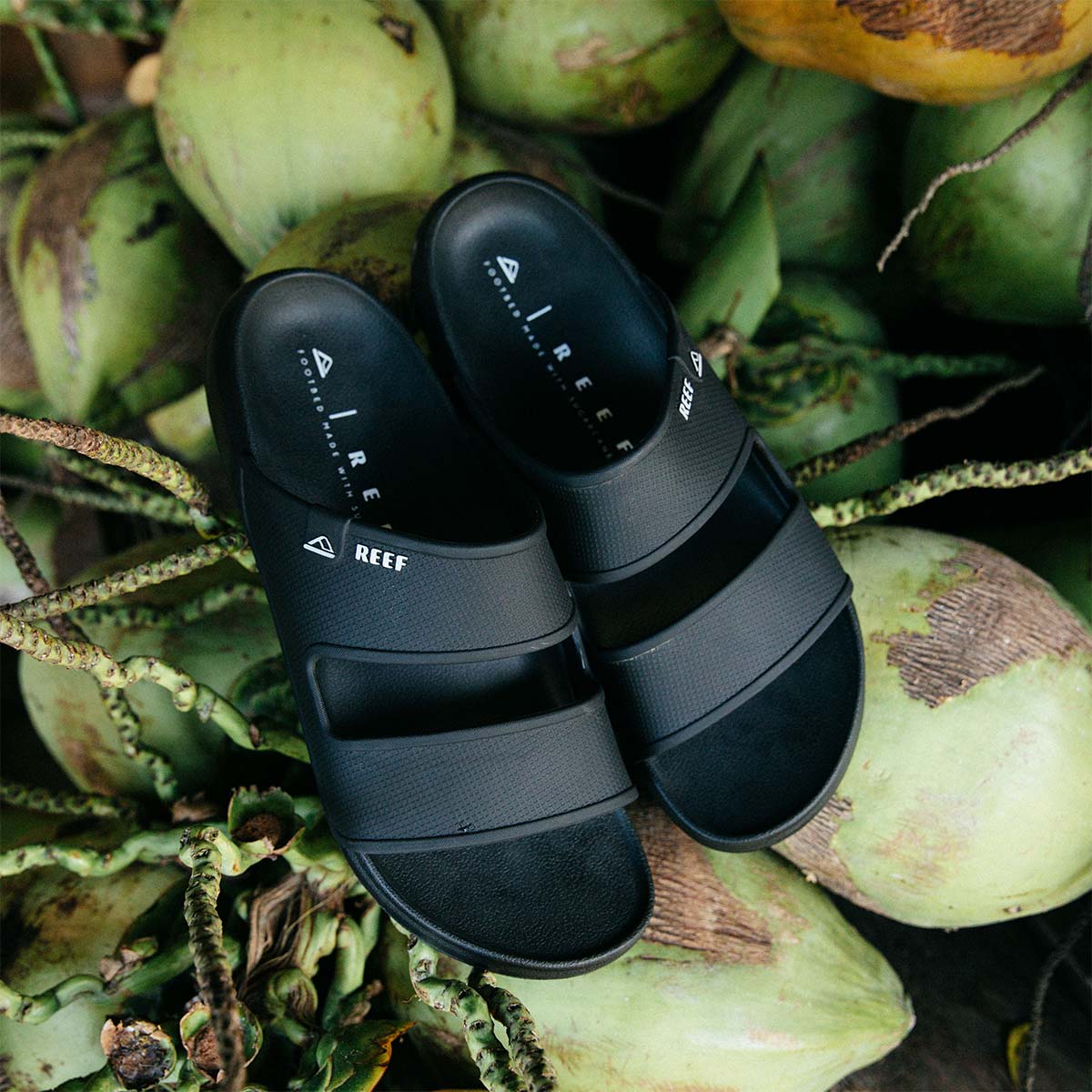 כפכפי ריף לגברים Reef Oasis Double Up Black