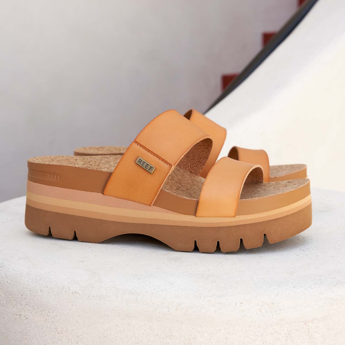 Reef Cushion Vista Hi 2.5 Natural כפכפי נשים ריף