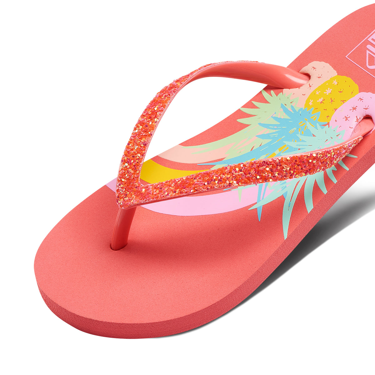 Reef Kids Stargazer Prints Pineapple Rainbows כפכפי ריף לילדים