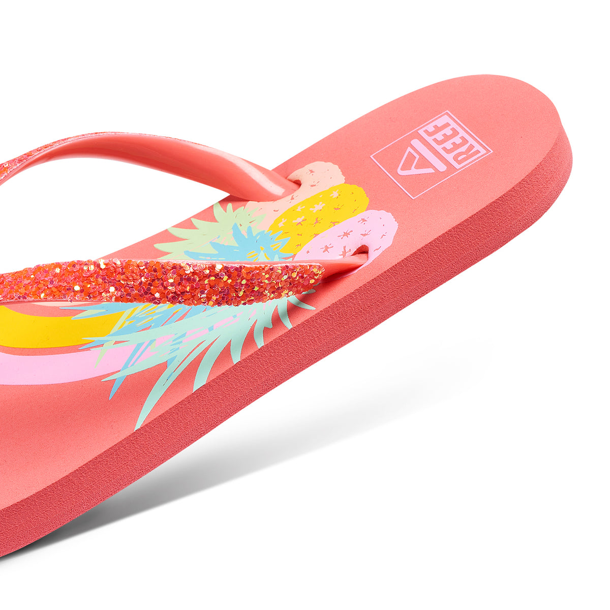 Reef Kids Stargazer Prints Pineapple Rainbows כפכפי ריף לילדים