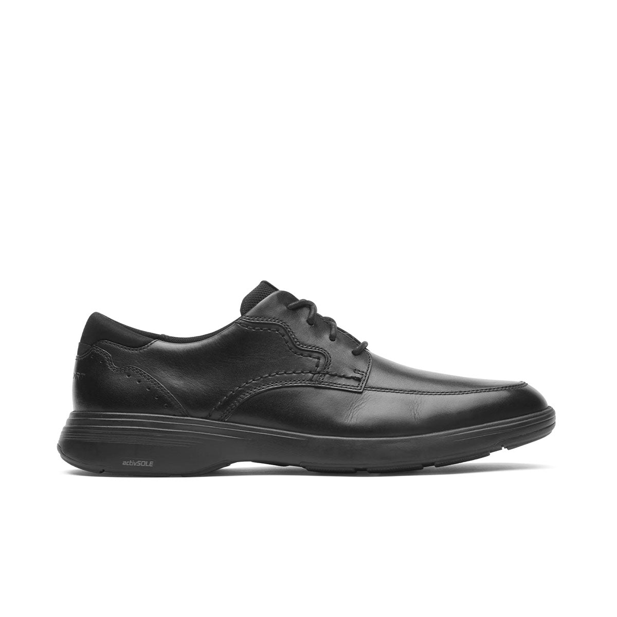 Rockport Noah Apron Toe Black נעלי רוקפורט לגברים