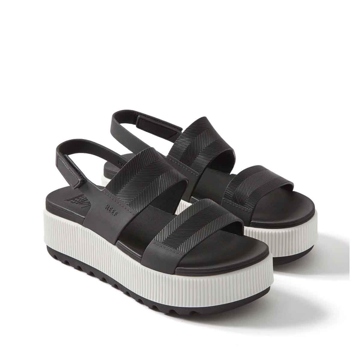 Reef Water Vista Higher Black Vintage כפכפי ריף לנשים