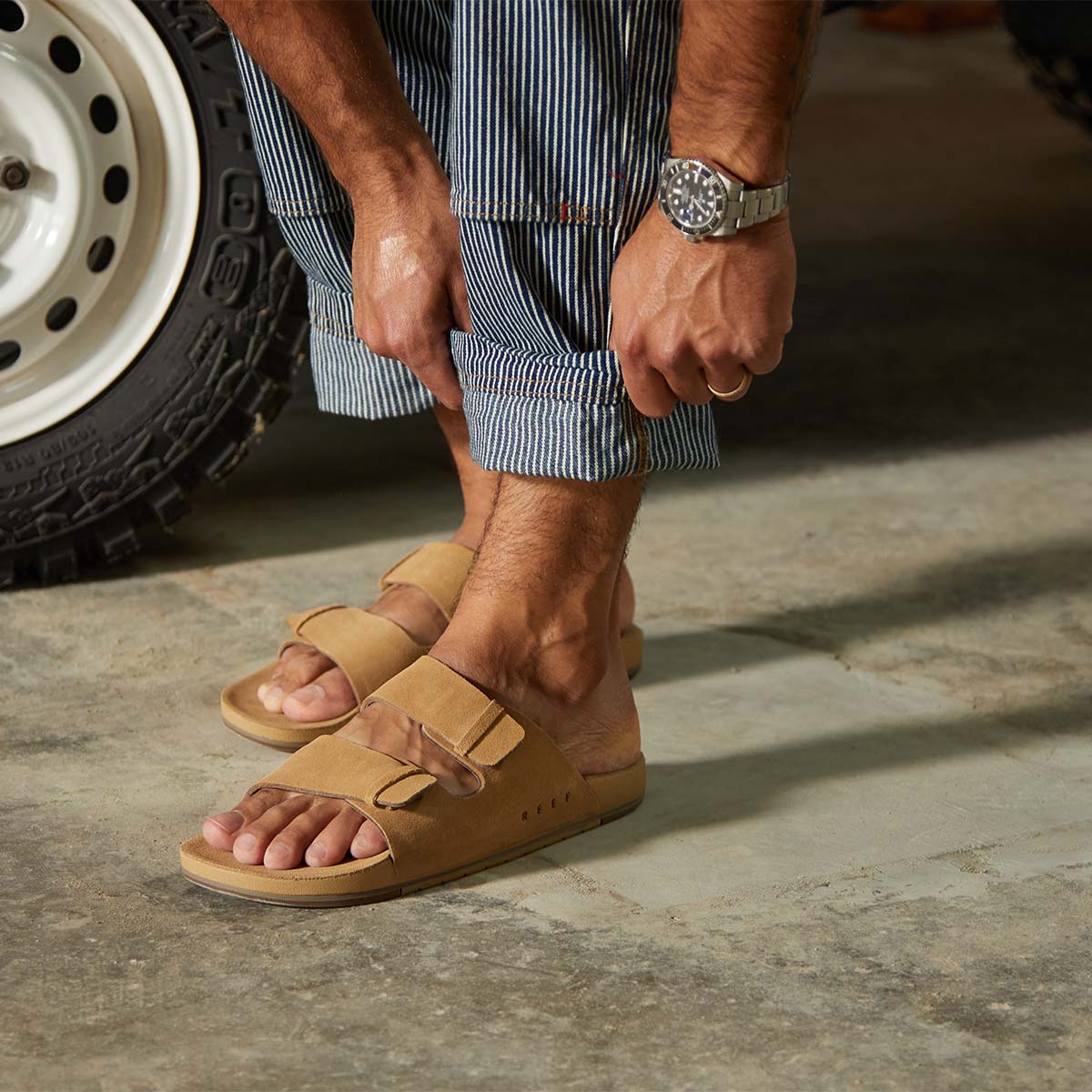 Reef Ojai Two Bar Tan כפכפי ריף לגברים