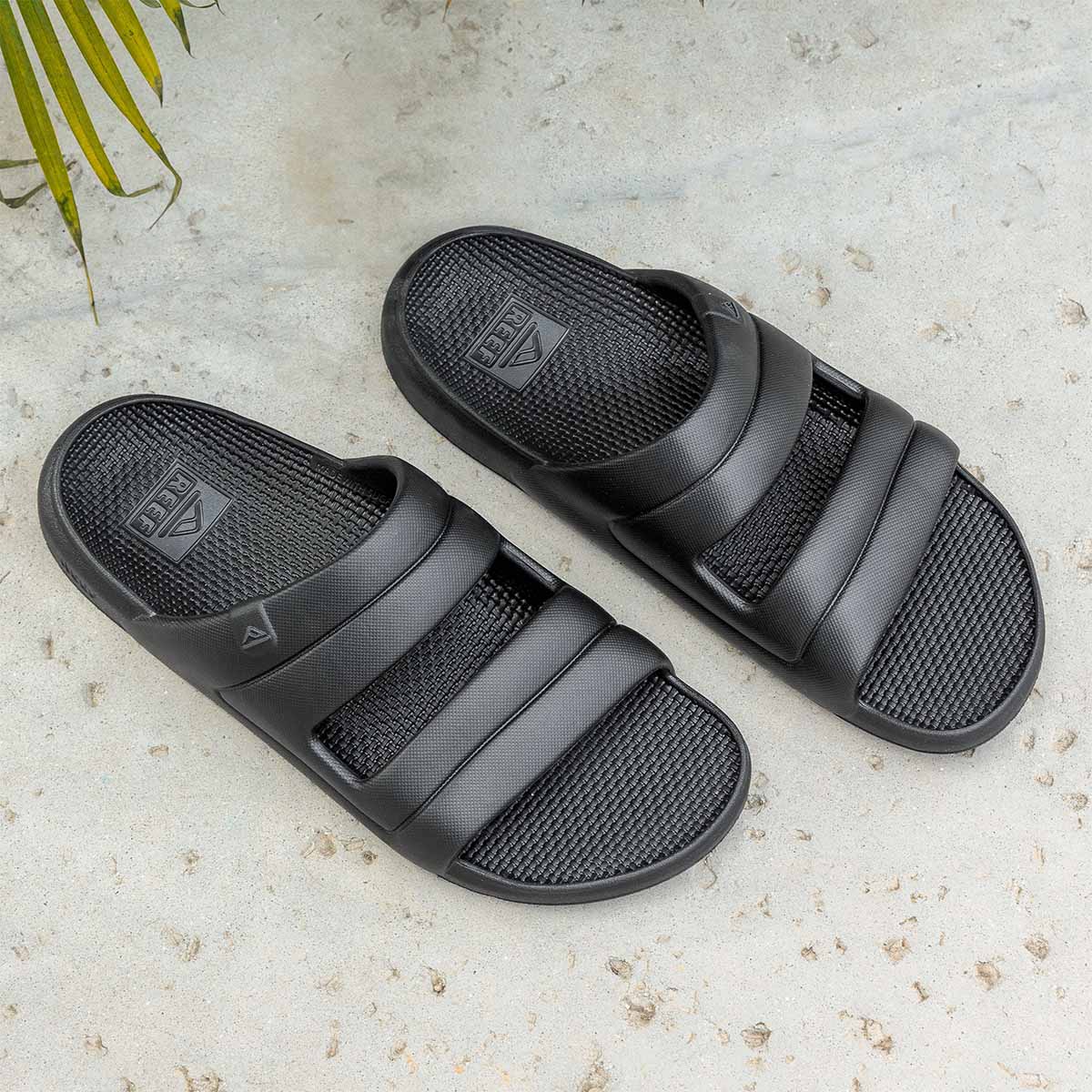 Reef Oasis Two-Bar Black כפכפי גברים ריף