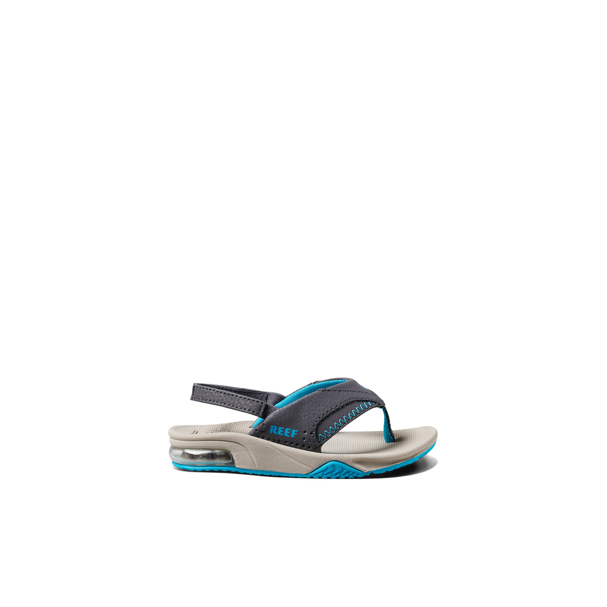 Reef Little Fanning Grey Aqua Oak כפכפי תינוקות ריף