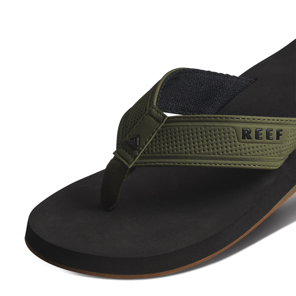 Reef The Layback Black Olive כפכפי ריף לגברים
