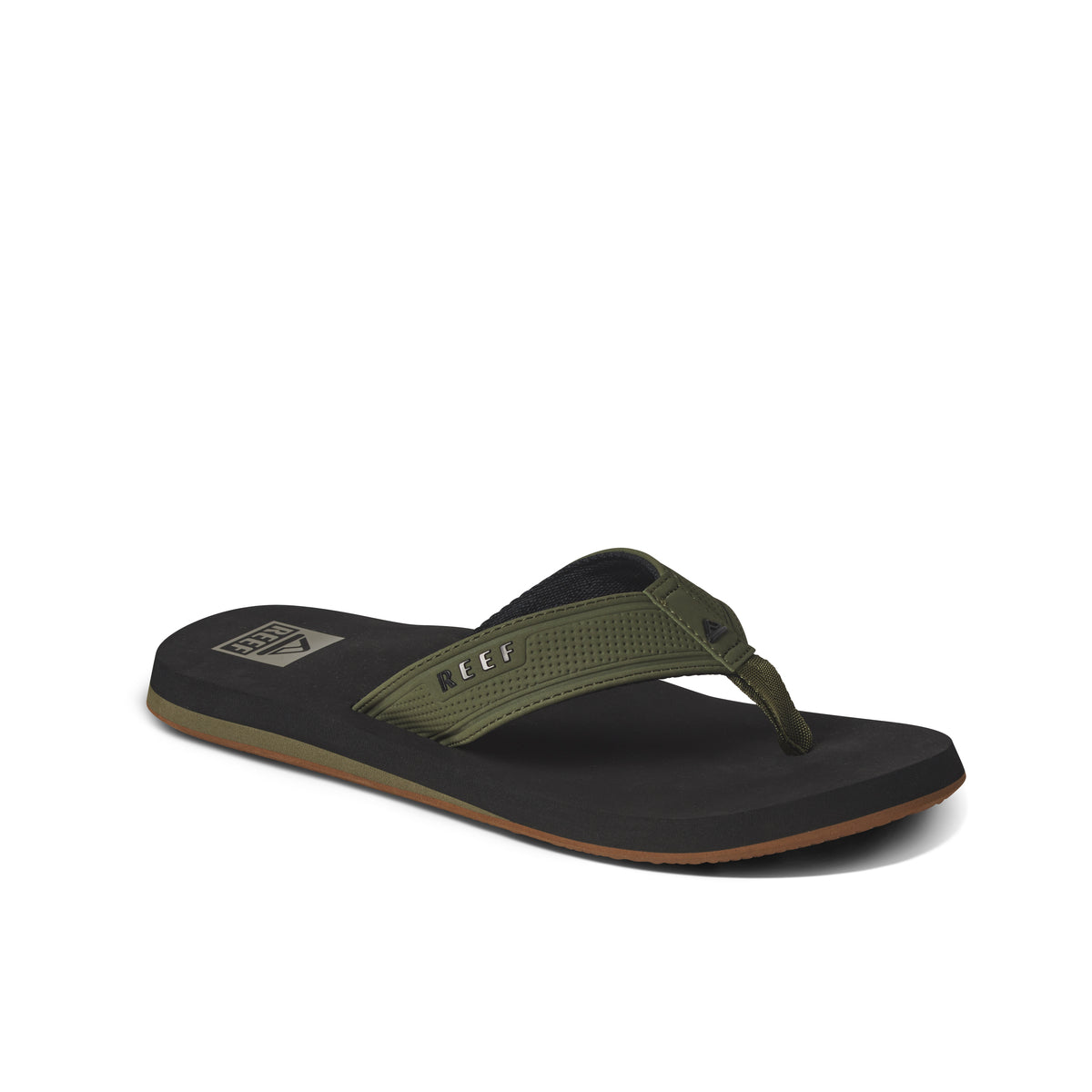 Reef The Layback Black Olive כפכפי ריף לגברים