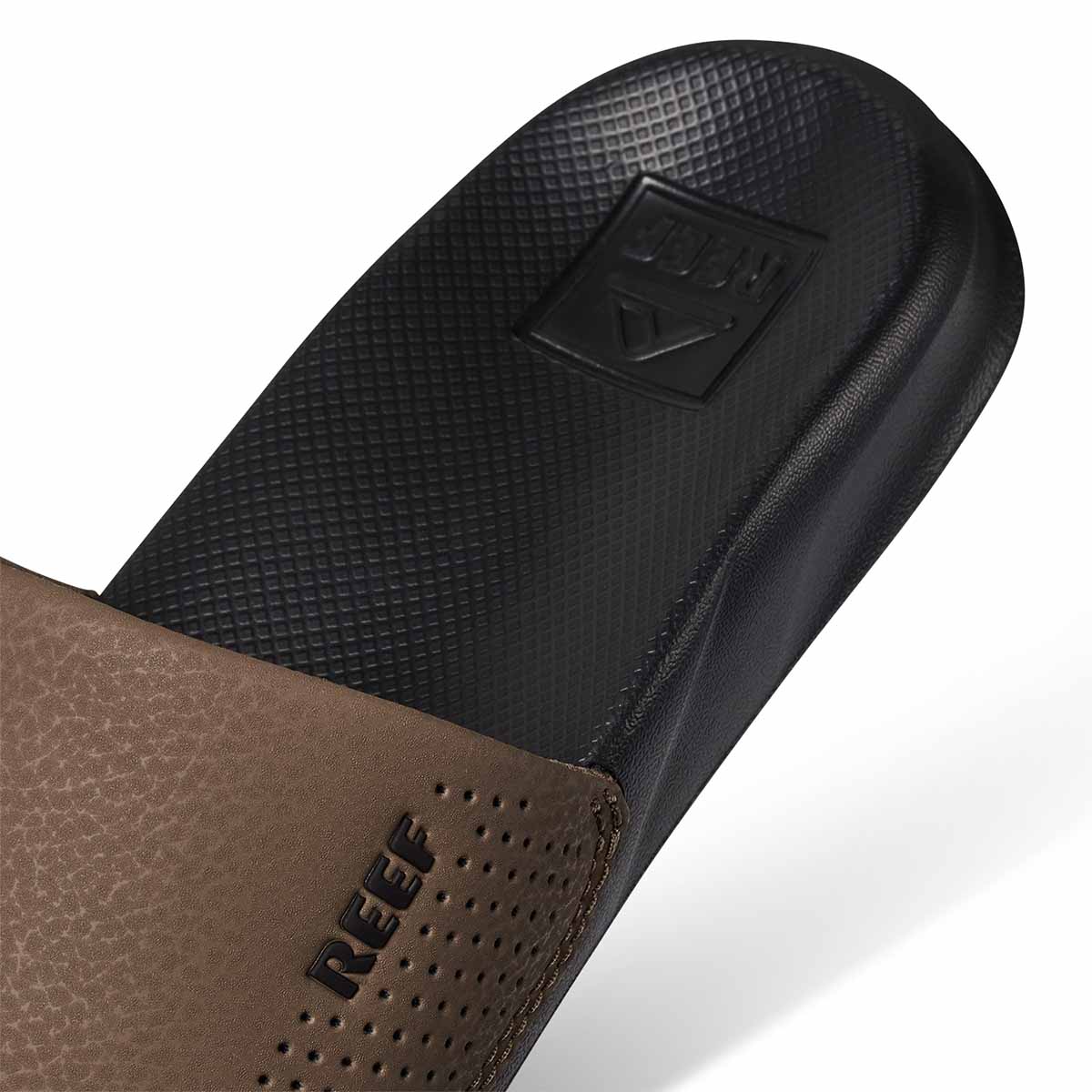 Reef Kids One Slide Black Tan כפכפי ריף לילדים