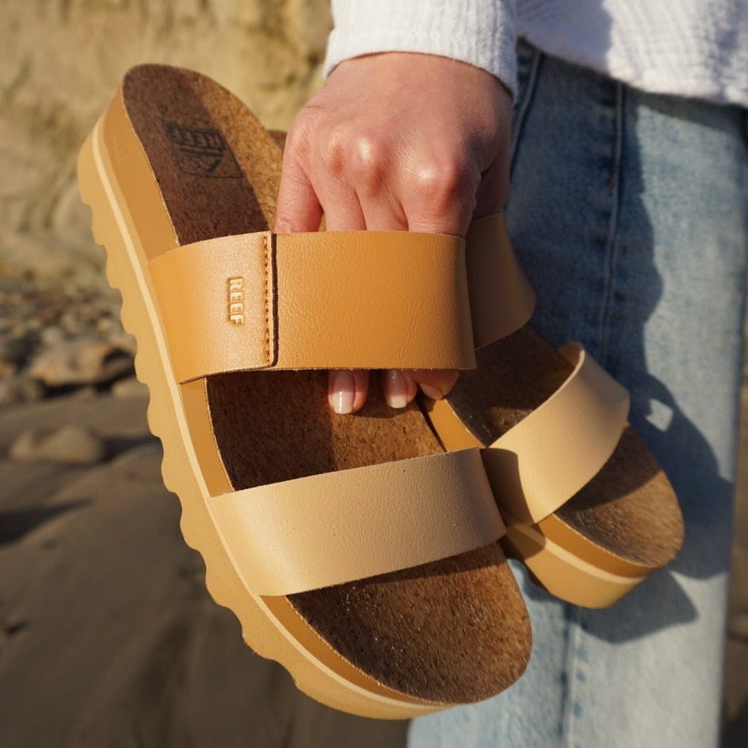 Reef Cushion Vista Hi Natural Duo כפכפי נשים ריף