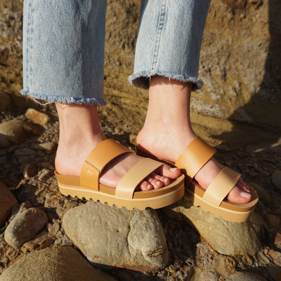 Reef Cushion Vista Hi Natural Duo כפכפי נשים ריף