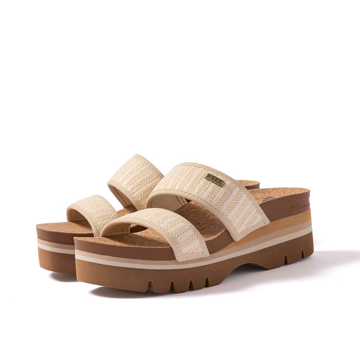 Reef Cushion Vista Higher Raffia כפכפי ריף לנשים