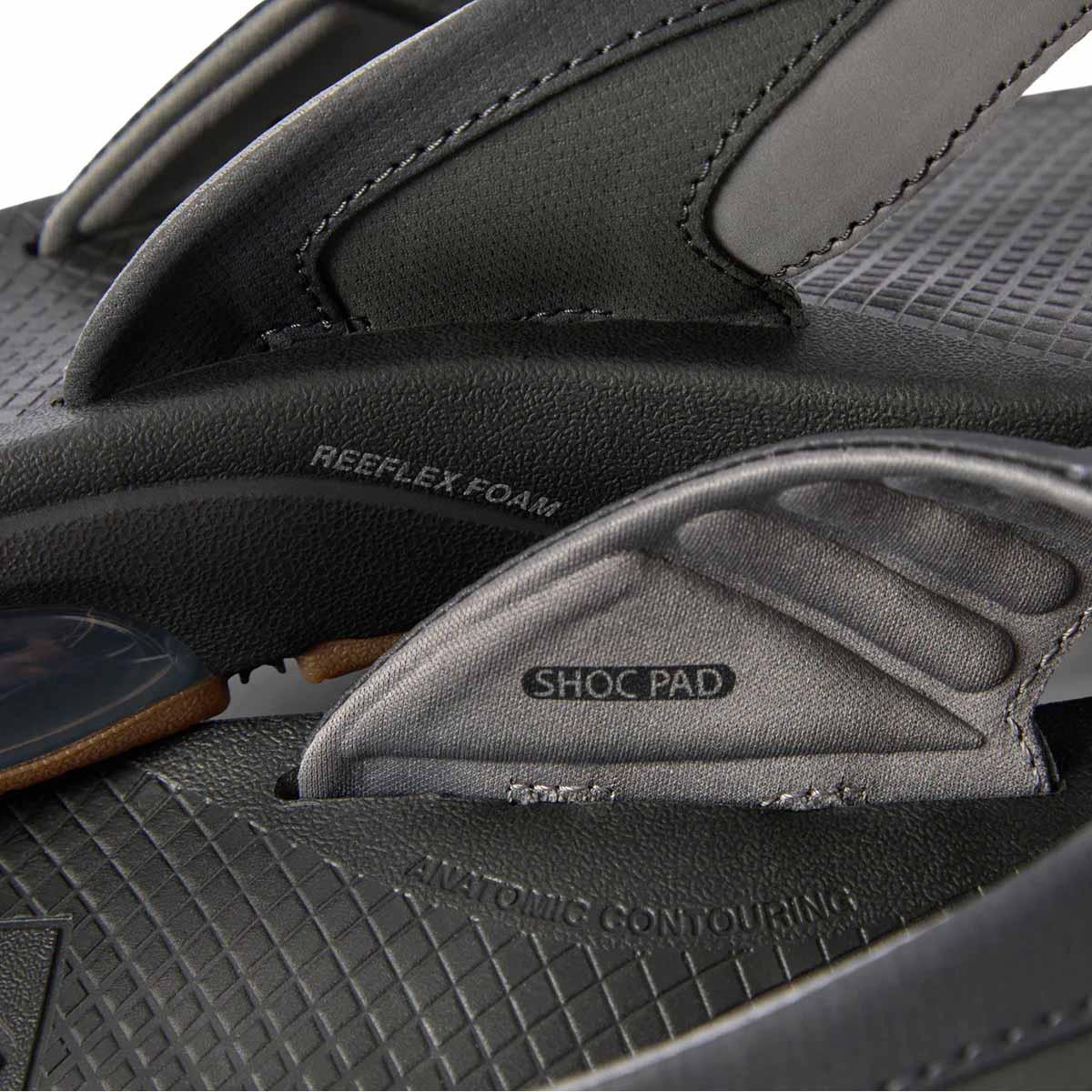 Reef Fanning + Black Gum כפכפי ריף לגברים