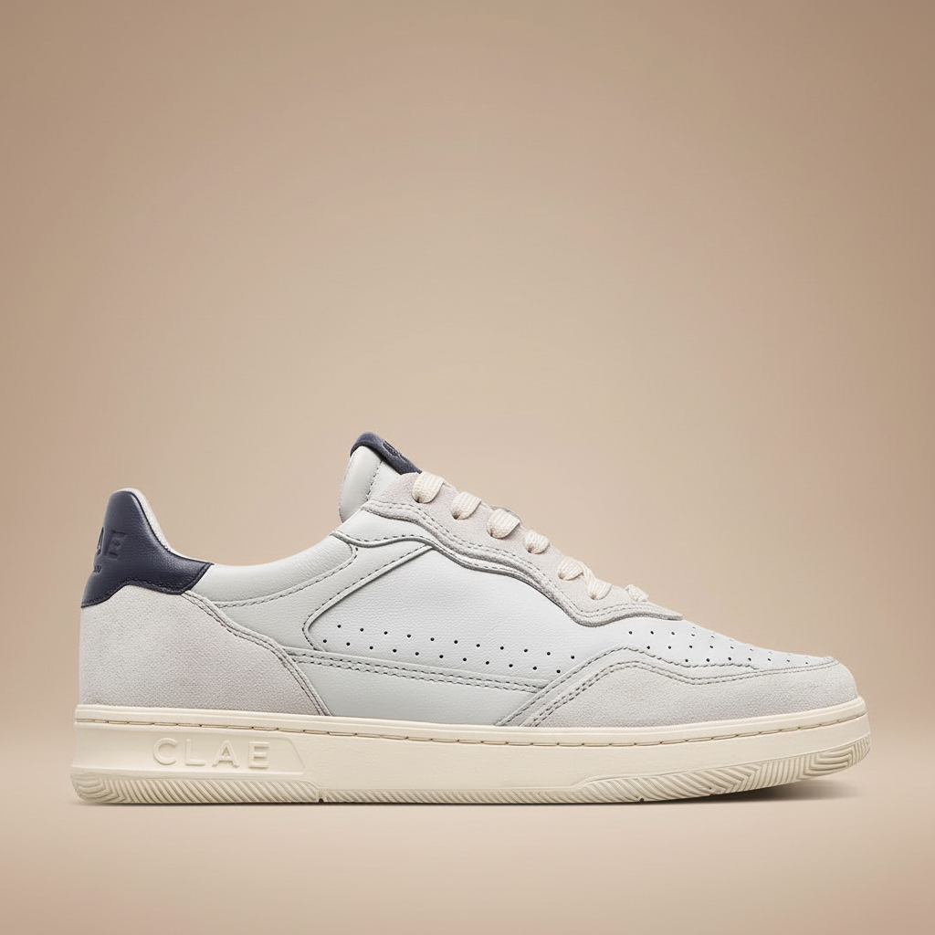 Clae Haywood Quiet Grey Navy Men סניקרס גברים