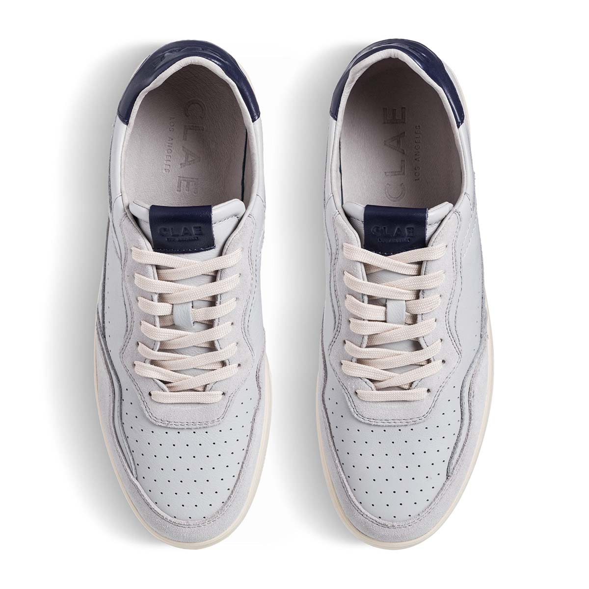 Clae Haywood Quiet Grey Navy Men סניקרס גברים