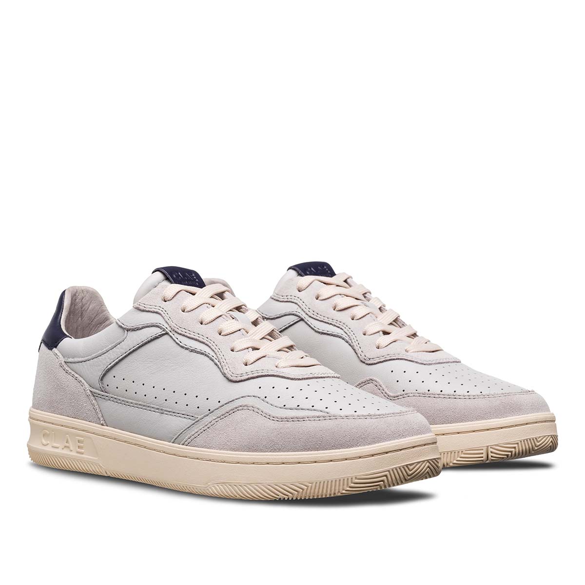 Clae Haywood Quiet Grey Navy Men סניקרס גברים