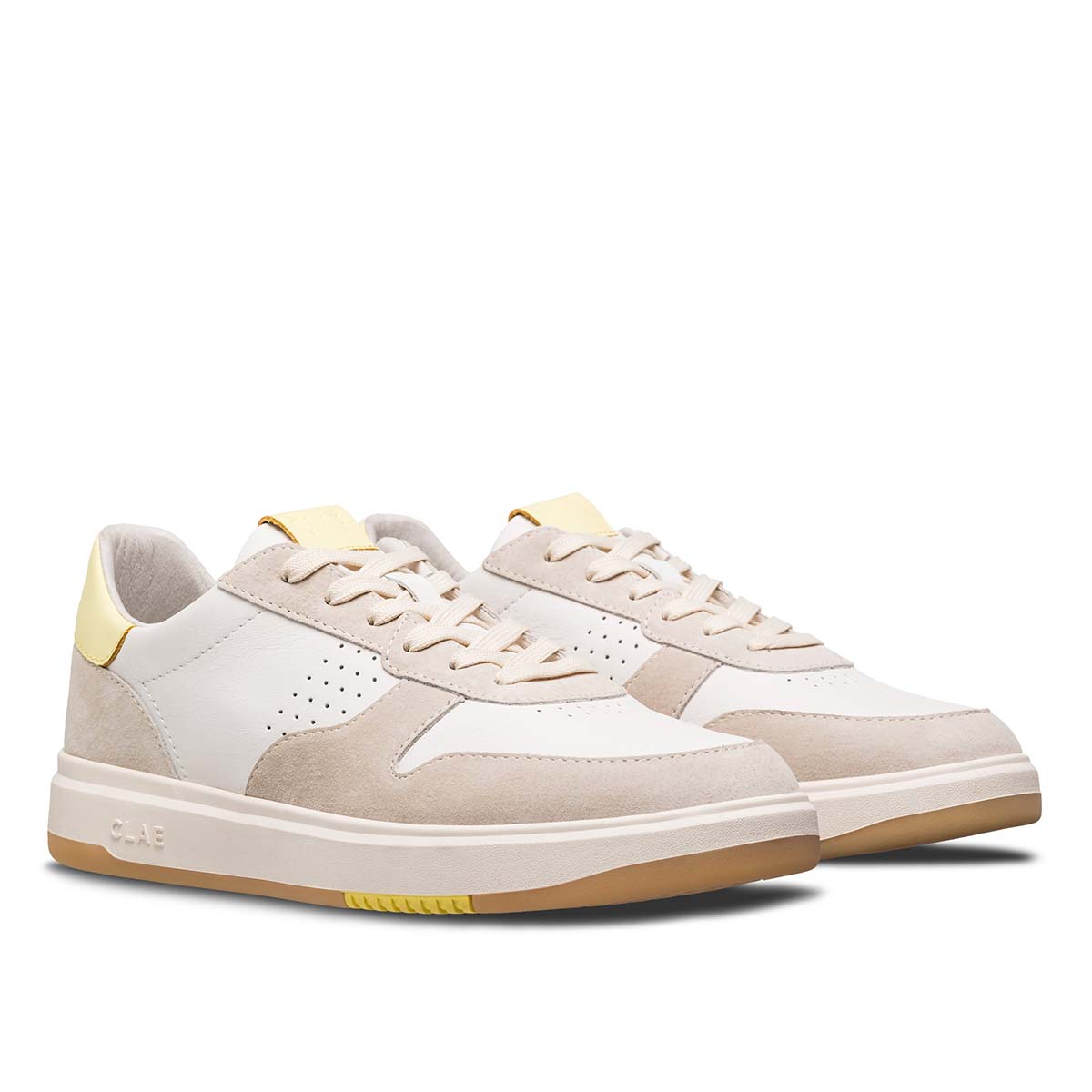 Clae Moses White Offwhite Wax Yellow men סניקרס גברים