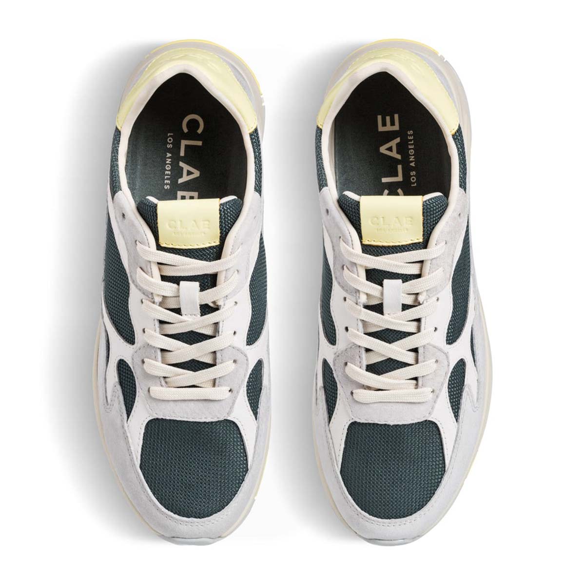 Clae Zuma Quiet Grey Forest Wax Yellow men סניקרס גברים