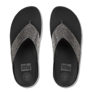 Fit Flop Crystall Metallic Pewter כפכפי פיט פלופ