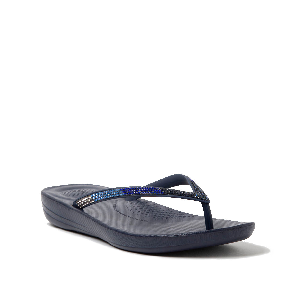 Fit Flop Iqushion Ombre Sparkle Flip Flops Midnight Navy כפכפי נשים