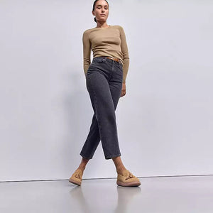 Fit Flop Iq-Comff Tassel Loafers Camel נעלי איי קיו קומף קאמל