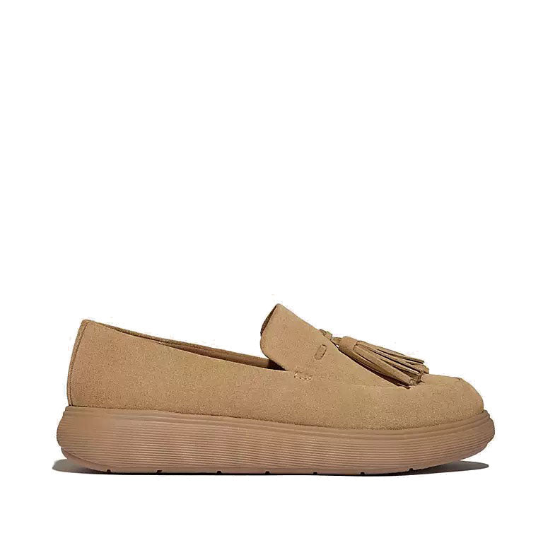 Fit Flop Iq-Comff Tassel Loafers Camel נעלי איי קיו קומף קאמל