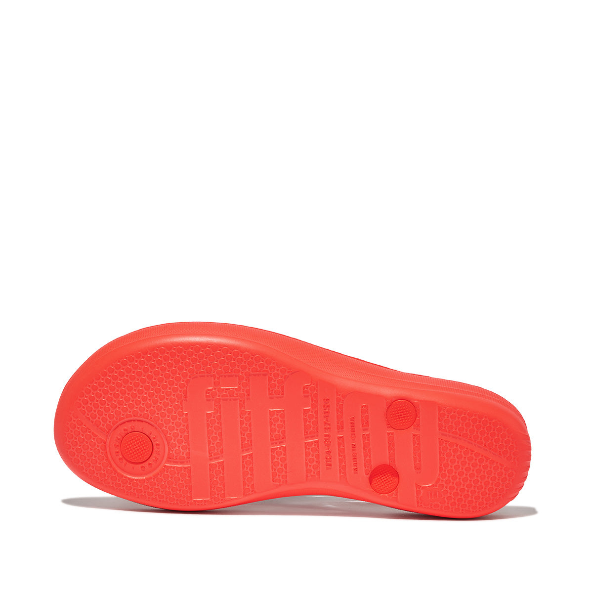 Fit Flop Iqushion Ergonomic Flip Flops Neon Orange פיט פלופ כפכפי נשים
