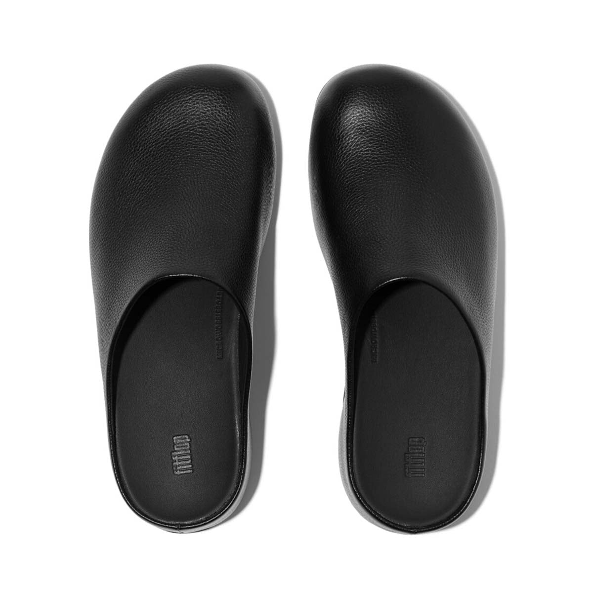 Fit Flop Shuv Tumbled Clogs All Black כפכפי פיטפלופ שוב שחור