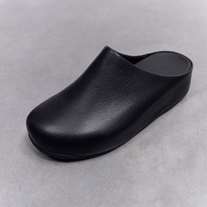 Fit Flop Shuv Tumbled Clogs All Black כפכפי פיטפלופ שוב שחור