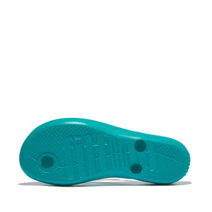 Fit-Flop Iqushion Transparent Flip-Flops Tahiti Blue פיט פלופ כפכפי נשים