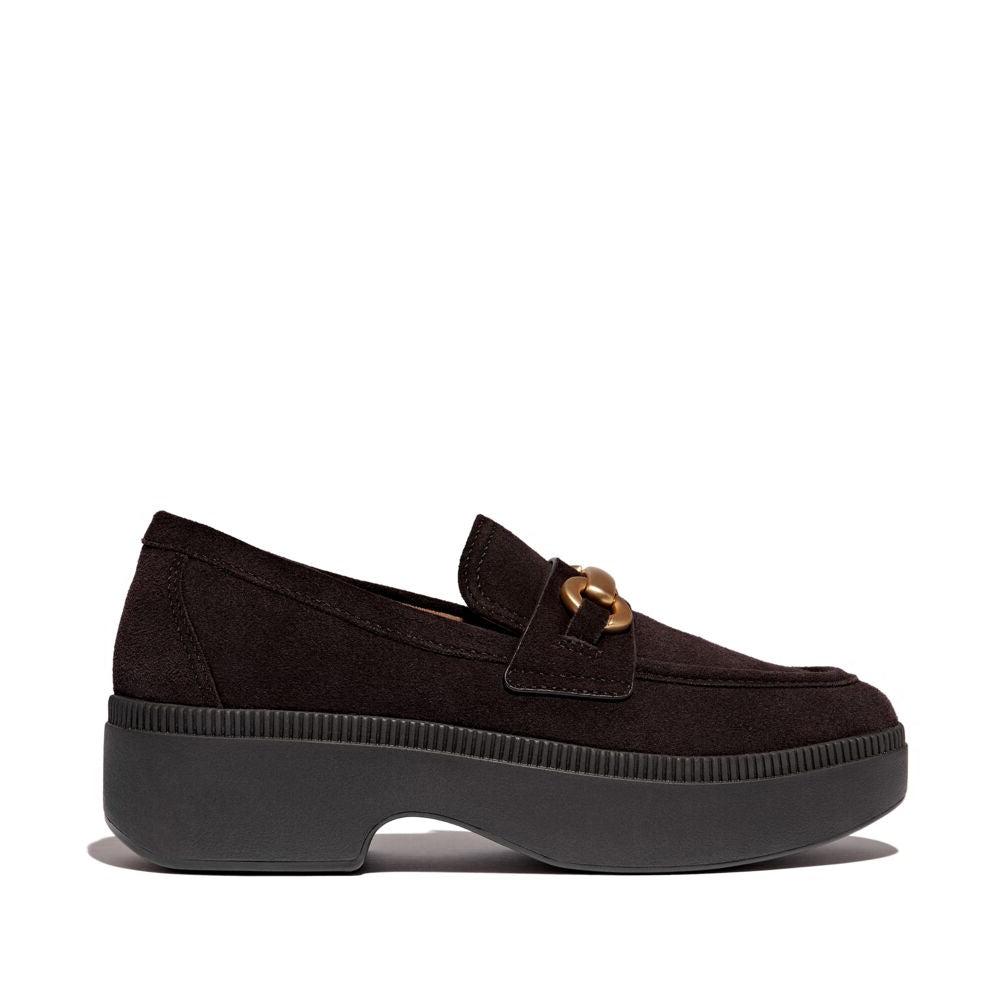 Fit-Flop  F-Luma Loafers Chocolate Brown פיט פלופ פ-לומה חום נשים