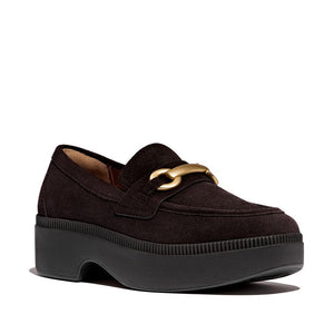 Fit-Flop  F-Luma Loafers Chocolate Brown פיט פלופ פ-לומה חום נשים