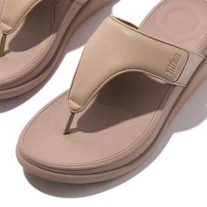 IW1-B41 F-Mode Go Adjustable Flatform Toe Post Sandals - שחור סנדלי נשים