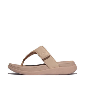 IW1-B41 F-Mode Go Adjustable Flatform Toe Post Sandals - שחור סנדלי נשים