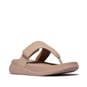 IW1-B41 F-Mode Go Adjustable Flatform Toe Post Sandals - שחור סנדלי נשים