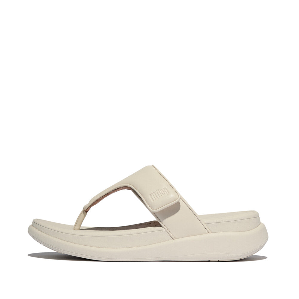 Fit Flop F-Mode Go Adjustable Flatform Toe Post Sandals Paris Beige סנדלי נשים פיט פלופ