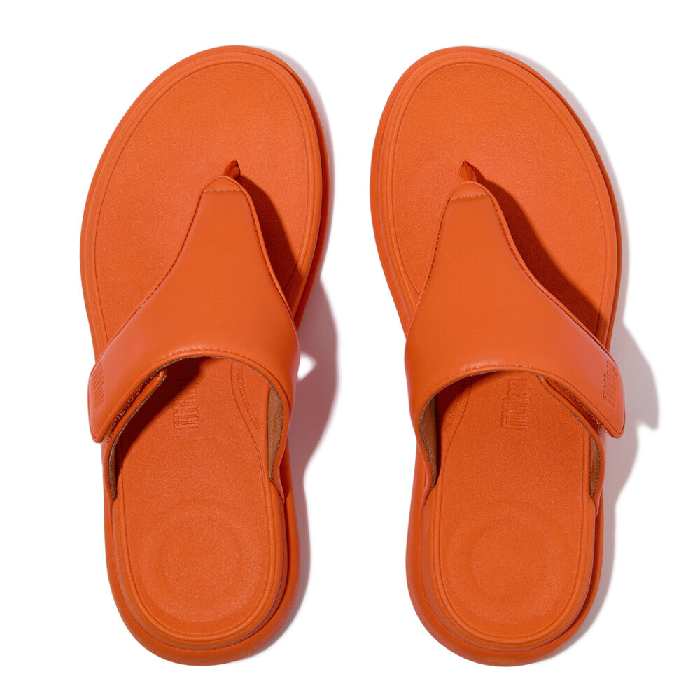 Fit Flop F-Mode Go Adjustable Flatform Toe Post Sandals Satsuma סנדלי נשים פיט פלופ