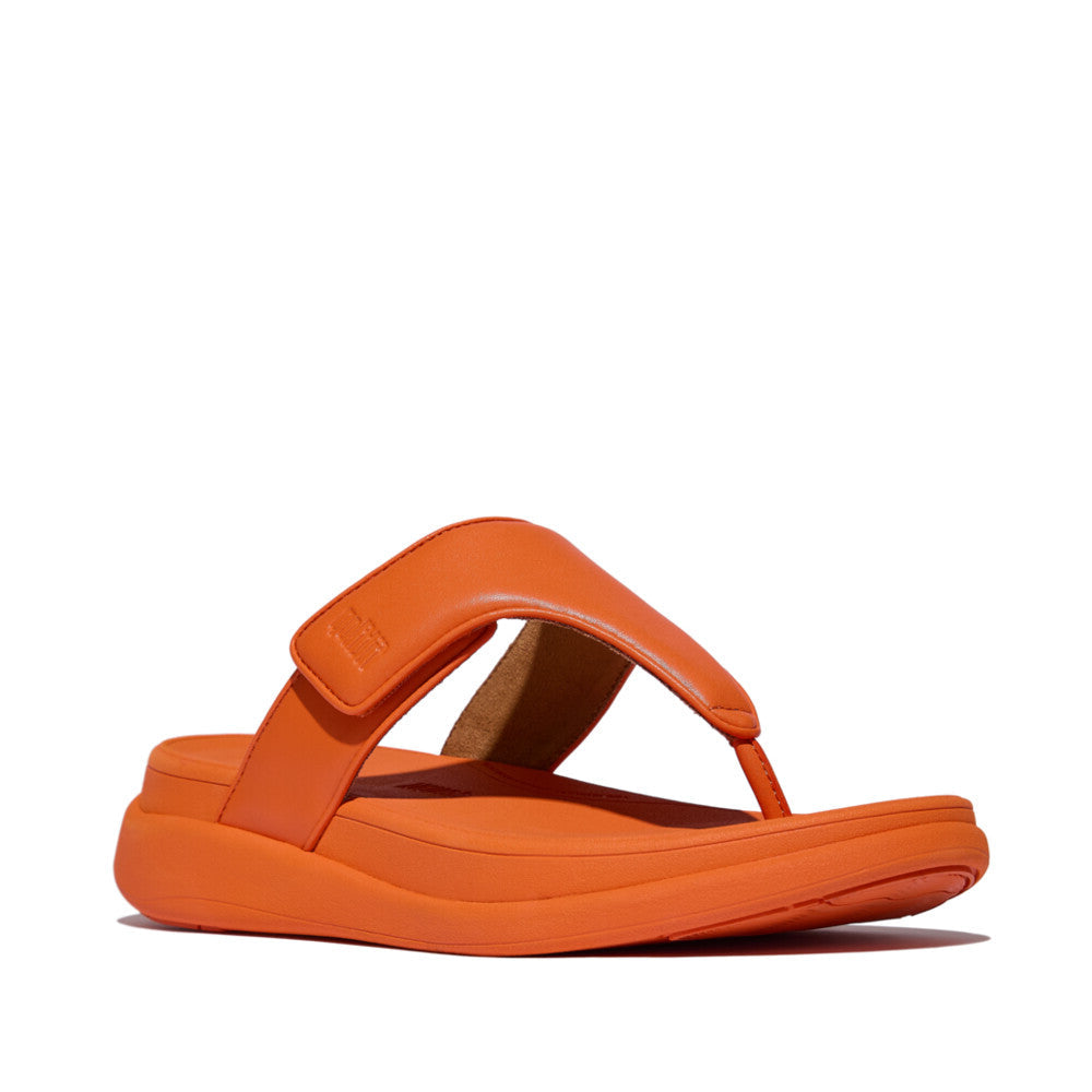 Fit Flop F-Mode Go Adjustable Flatform Toe Post Sandals Satsuma סנדלי נשים פיט פלופ