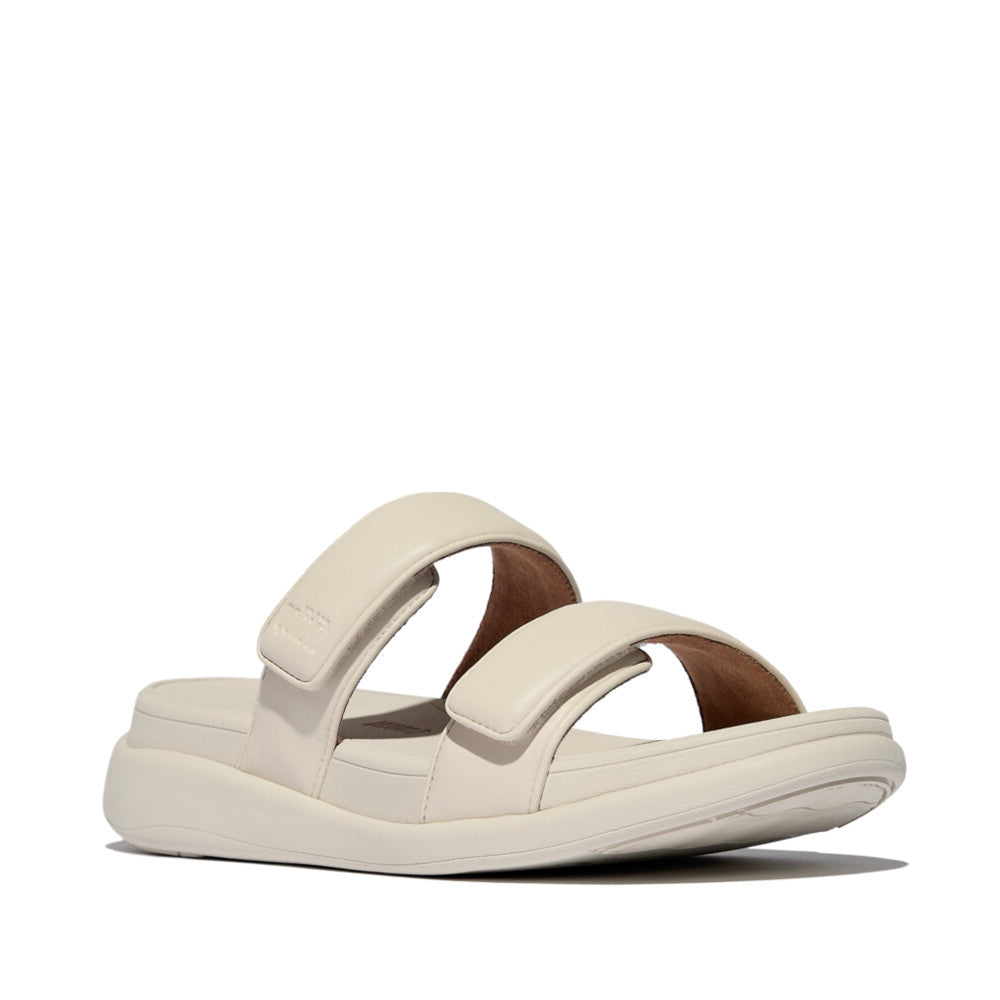 Fit Flop F-Mode Go Adjustable Flatform Two-Bar Slides Paris Beige כפכפי נשים פיט פלופ