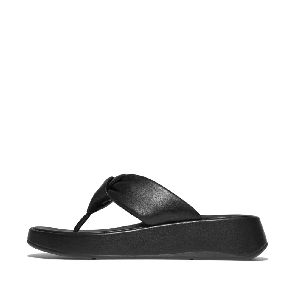 Fit Flop F-Mode Knot Soft Leather Flatform Toe Post כפכפי נשים פיט פלופ
