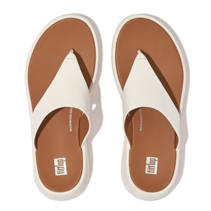 Fit Flop F-Mode Flatform Toe-Post Cream כפכפי פיט פלופ