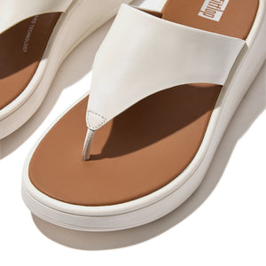 Fit Flop F-Mode Flatform Toe-Post Cream כפכפי פיט פלופ