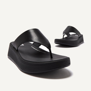 Fit Flop F-Mode Flatform Toe-Post Black כפכפי פיט פלופ