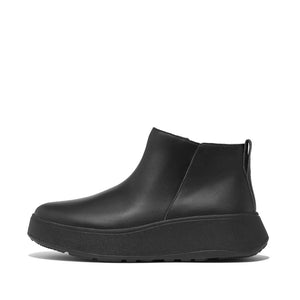 Fit-Flop F-Mode Flatform Zip Ankle Boots Black פ-מוד פלאט פורם שחור נשים
